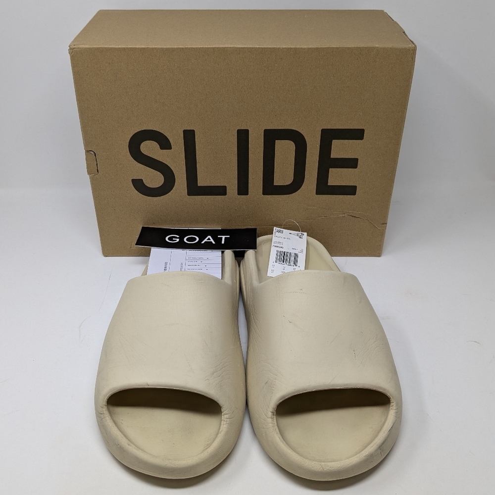 2019/2020 OG Original Release Adidas Yeezy Slide "Bone" Men's 12 With Box FW6345